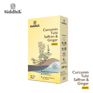 Curcumin Tulsi Saffron and Ginger Drops